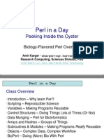 Perl in A Day: Peeking Inside The Oyster