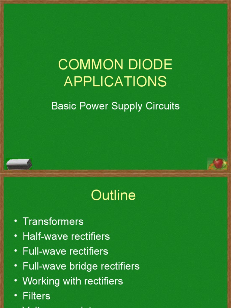 4 Common Diode Applications PDF Rectifier Power Supply