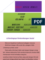 PERKEMBANGAN SOSIAL REMAJA