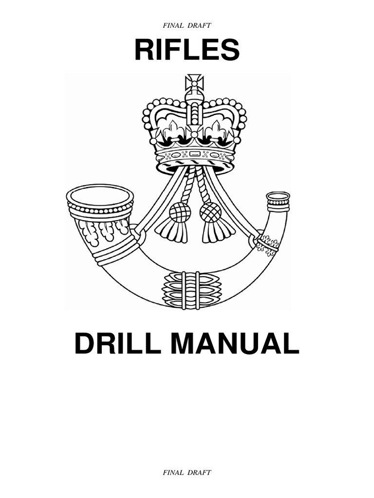 Rifles Drill Manual PDF Foot Military Science