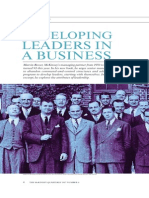 Developing Leaders in a Business