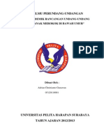 HUKUM ILMU PERUNDANG-UNDANGAN TENTANG ANAK MEROKOK