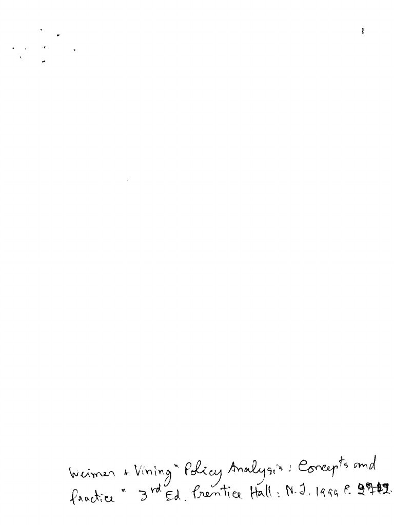 Checklist For Writing A Policy Analysis