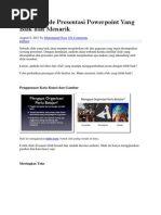 Download Contoh Slide Presentasi Powerpoint Yang Baik Dan Menarik by Bias Herkawentar SN216735350 doc pdf