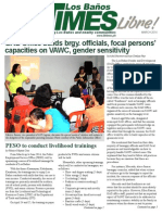 Libre!: GAD Office Builds Brgy. Officials, Focal Persons' Capacities On VAWC, Gender Sensitivity