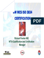 Why Choose Certification i So 3834 r 0