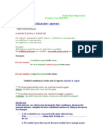 Conditional Type 3 Exercise+ Answers