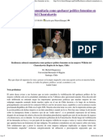 (Resiliencia cultural comunitaria como quehacer político femenino en las mujeres Williche del Chaurakawin)