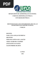 Resumo do Manual de Contabilidade Aplicada ao Setor Público