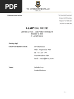 Download 2014 Corporate Law Learning Guide by Tony Zhou SN216757712 doc pdf