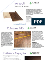 Pavimenti in legno italiani  a tre strati controbilanciati in abete | Outlet Florian
