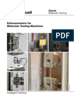 Extensometers for Materials Testing Machines