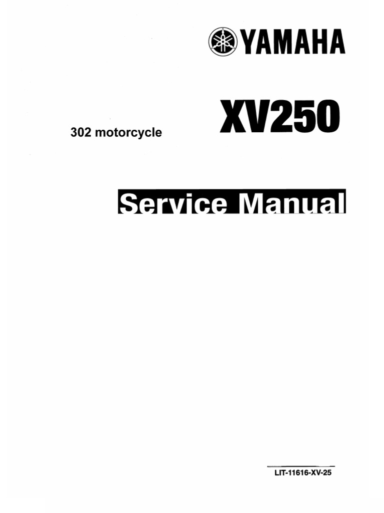 Yamaha vstar 1300 manual free download