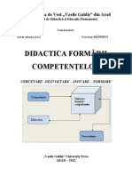 Didactica Formarii Competentelor a. Ardelean O. Mandrut