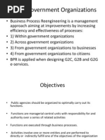 BPR in Govt Organizations