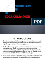 Transformation Process OF: Coca Cola-Coke