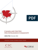 2012 Canada and the Five Eyes Intelligence Community