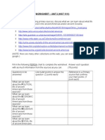 Primary Source Analysis Worksheet 1