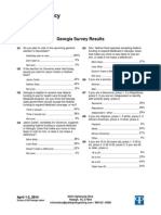Georgia Medicaid Polling Results