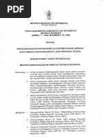 Download Permen Kominfo RI No 43 Tahun 2009 Tentang Penyelenggaraan Penyiaran Melalui Sistem Jaringan Oleh Lembaga Penyiaran Swasta Jasa Penyiaran Televisi by Agus Yuniarso SN21679899 doc pdf