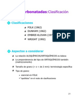 Casificación de las Rocas Carbonáticas