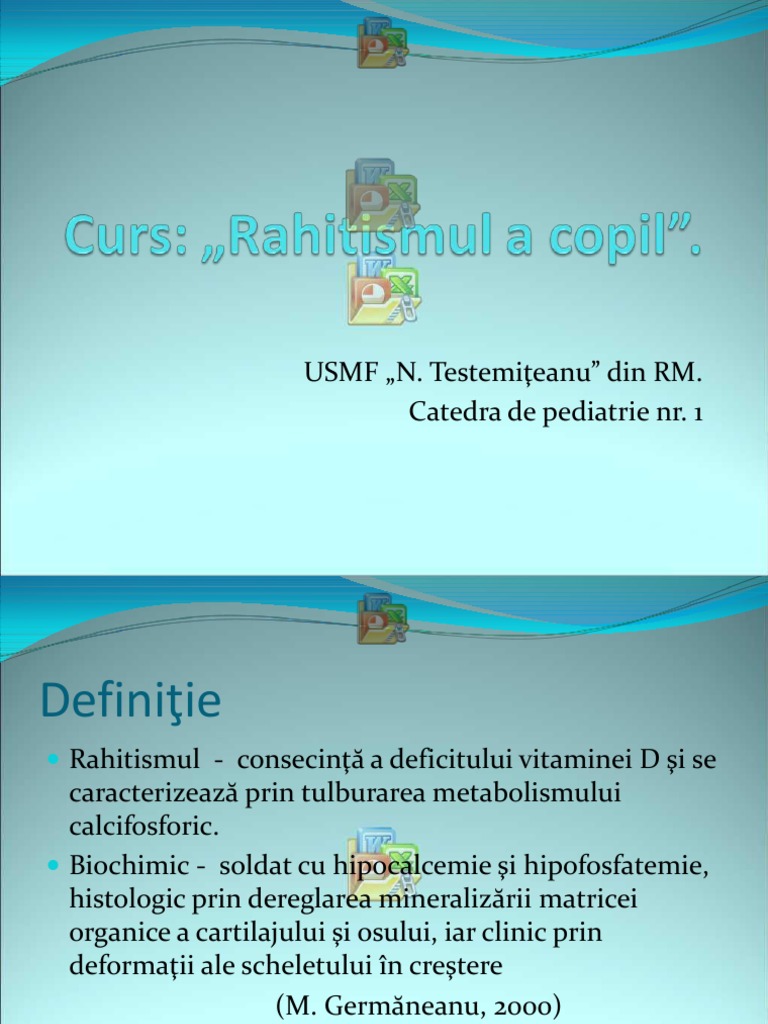 Rahitismul La Copii | PDF