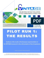 Report Pilot Run 1