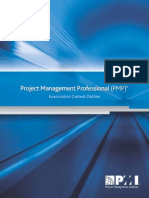 PMP Examination Content Outline - 2010