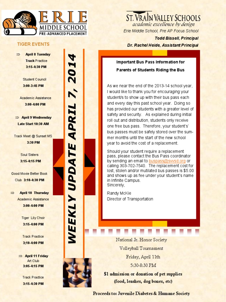 Weekly Update 4-7-14 | PDF
