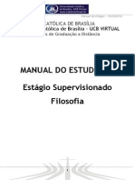 Manual de Estágio de Filosofia