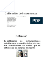 Calibración de Instrumentos