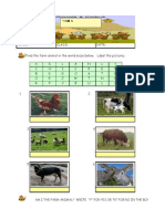 Interactive Exercise On Farm Animal