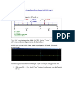 Contoh Perhitungan Dan Desain Balok Beton Dengan SAP2000