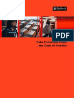 Data Protection Policy and Code of Practice