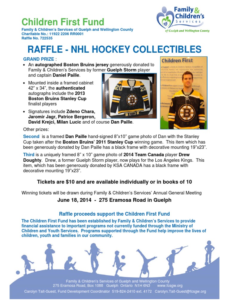 NHL Collectibles Raffle for Charity | PDF | Sports & Recreation | Home ...