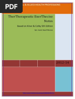 Download Therapeutic Exercise Notes by nmahpbooks SN216841444 doc pdf