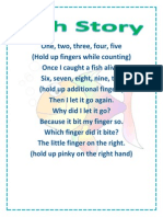Song Fish Story Fingerplay Lyrics