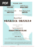 Dinner for House Senate Victory Fund 