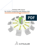 SIMULIA Cluster Computing AFEA