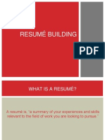 Resume Writing