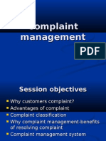 Complaint Management