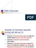 GSM Channels Setup and Organization