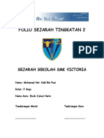 Folio Sejarah Tingkatan 2 SMK Victoria
