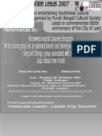 Celebrate Leeds', Leeds City Council': The Event Is Supported and Partly Funded by