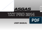 GasGas Pro 2014 User Manual