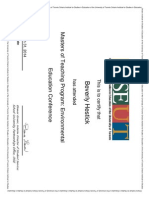 Environmental PD Certificate