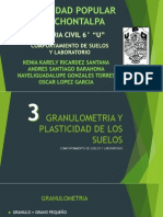 Granulometria y Plasticidad de Los Suelos