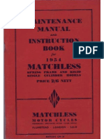1954 =M= Singles Instruction Manual