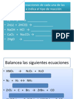 ECUACIONES QUIMICA