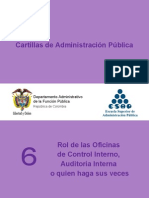 Rol de La Oficina de Control Interno